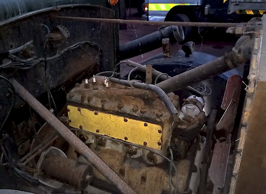 Merryweather Fire Engine Before Restoration